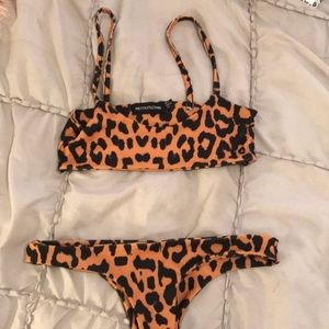 Cheetah PLT cheeky bikini